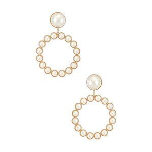 8 Other Reasons Gorg Hoops Gold Womens Size OS